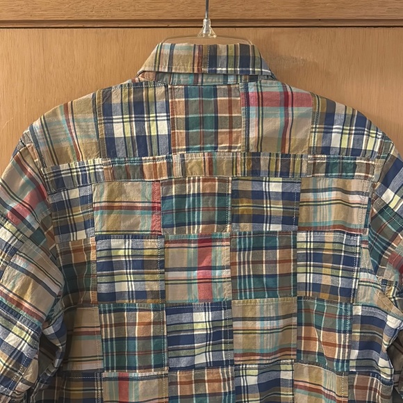 Orvis Women’s Madras Plaid Multicolor Button Down Shirt Blue Green Size 10 - Picture 8 of 9
